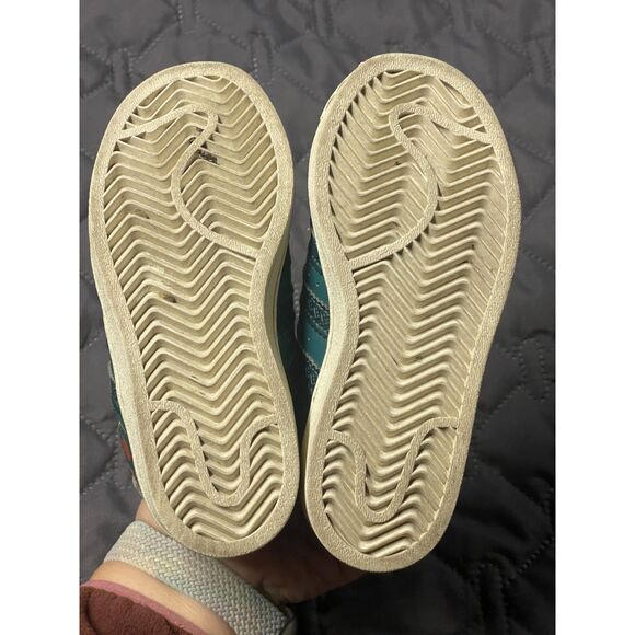 Adidas Kids Brave Merida Superstar Shoes Teal Orange Disney Pixar Size 10.5 - Picture 11 of 11